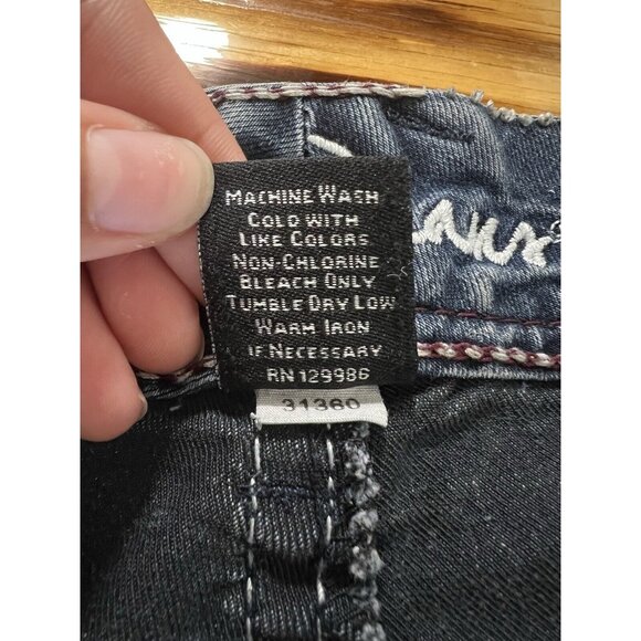 Ariya Jeans Women's Size 7/8 Blue Skinny Denim Pants Jeans Western Preppy Party - Picture 10 of 13